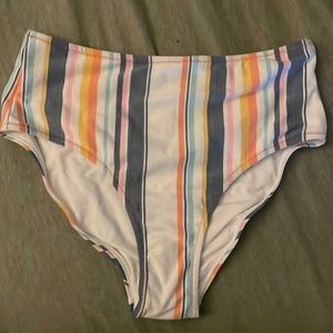NWOT Large Sperry high waisted bathing suit bottoms
